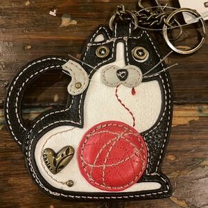 Chala, Cat Keychain and Coin Purse